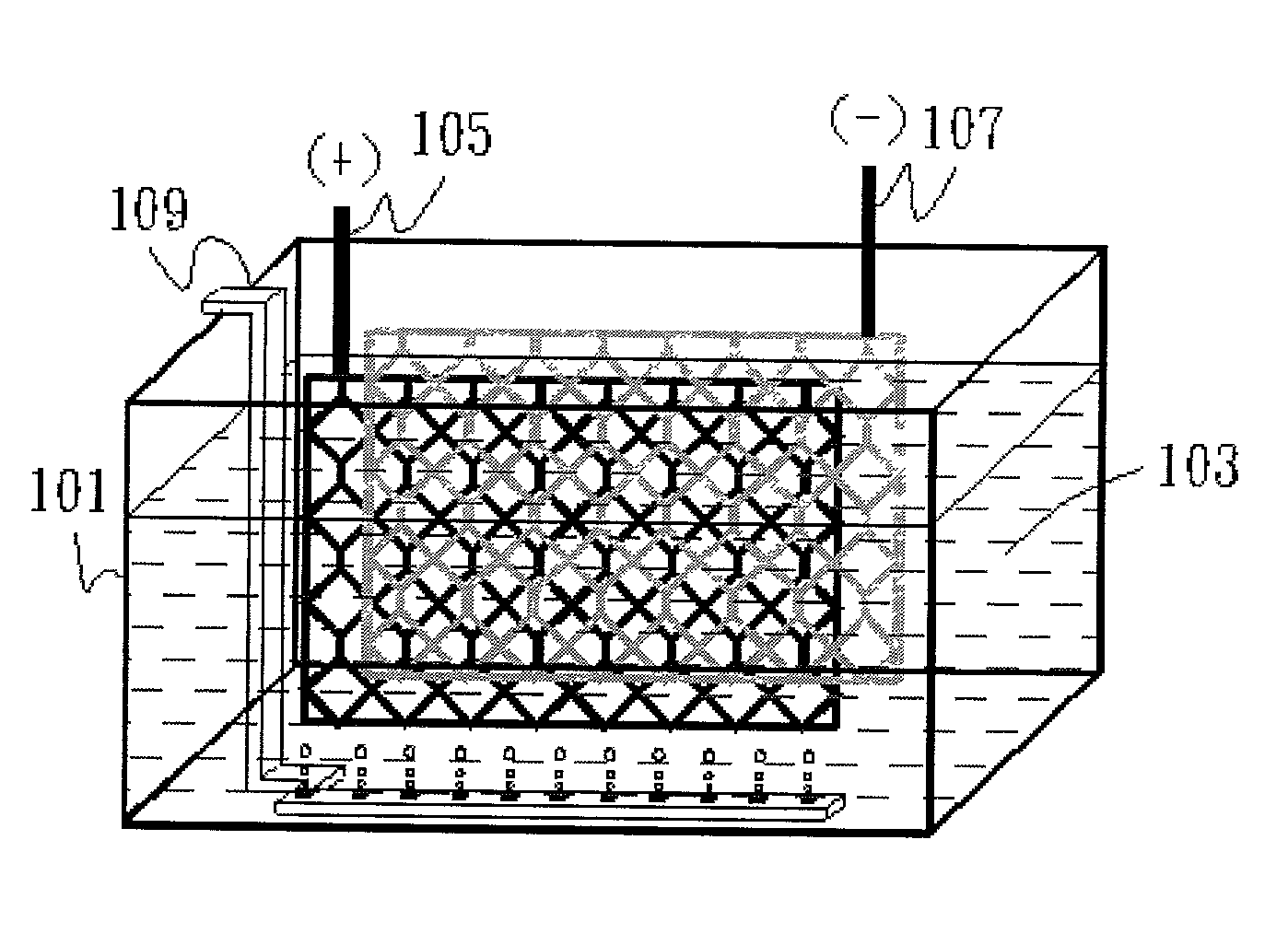 Electrolytic cell for ozone generation