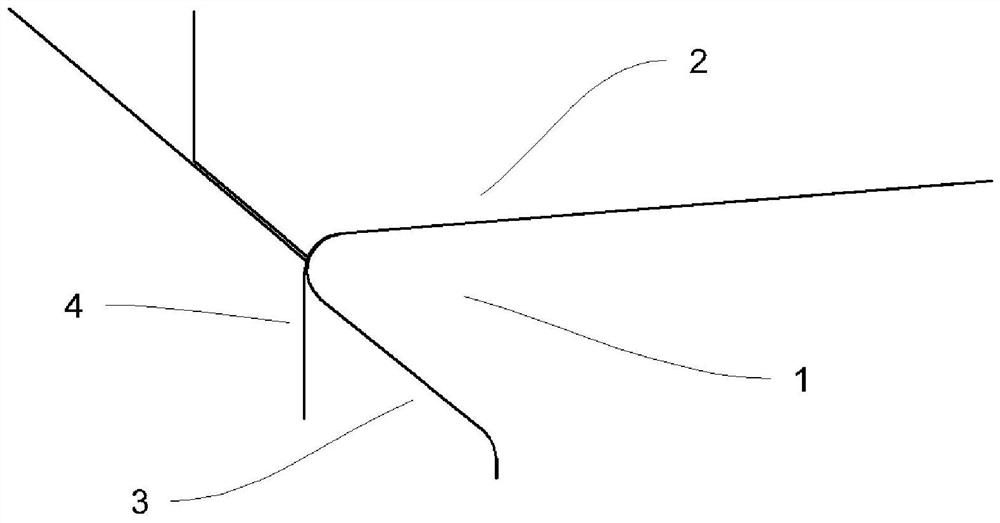 Side turning die for forming lap joint part of automobile top cover and stamping method of side turning die