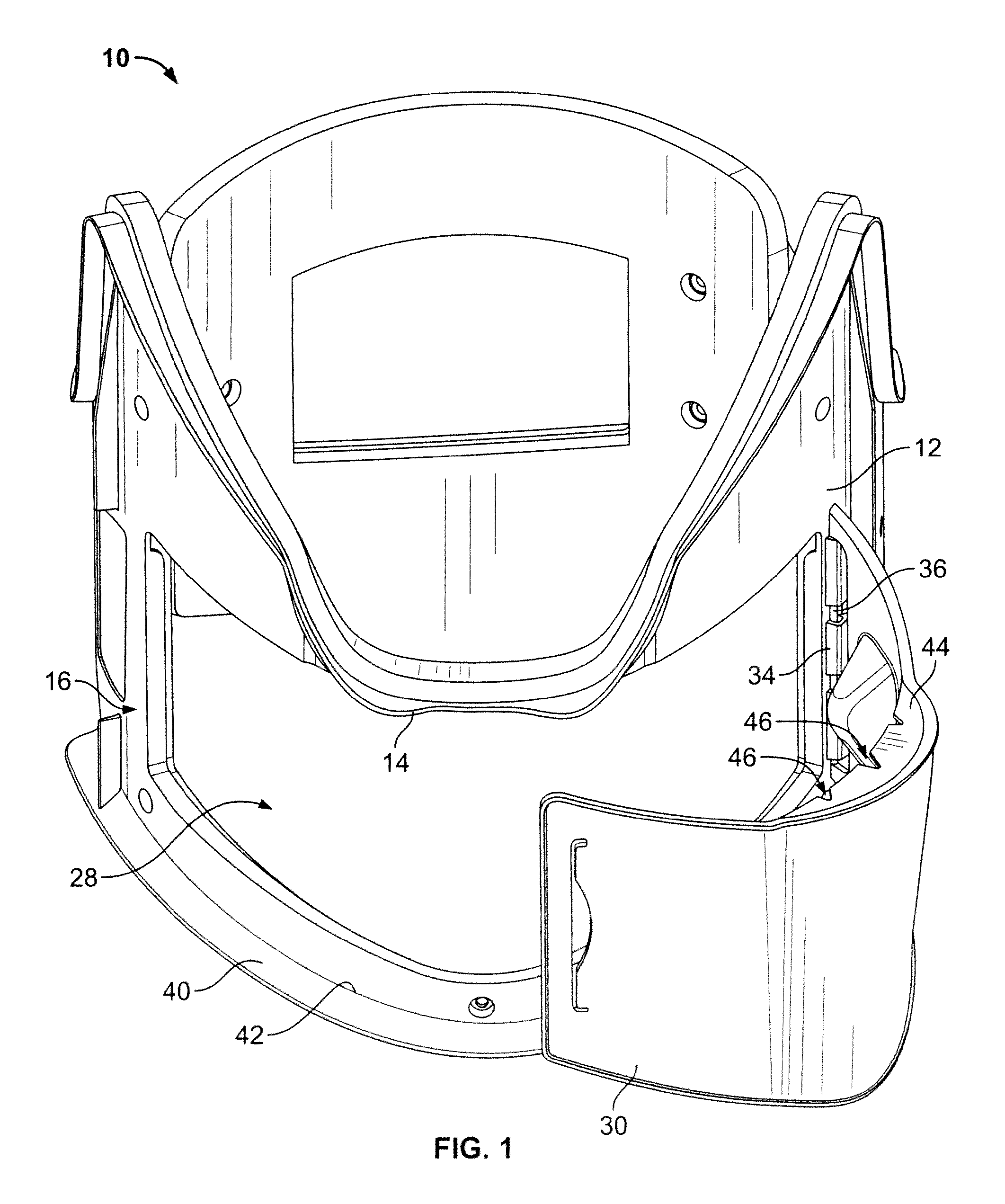 Arterial cooling elements for use with a cervical immobilization collar