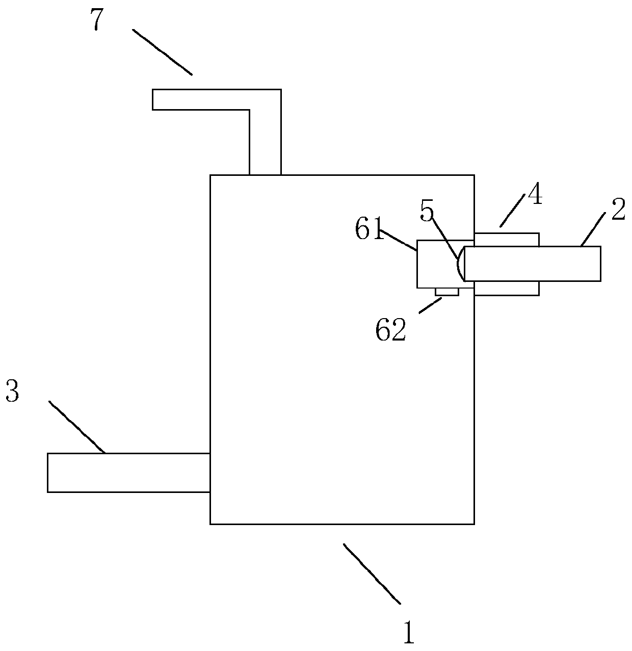 Device and process for removing water bubbles on side surfaces of segments