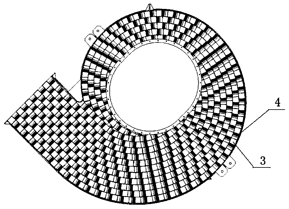 Sound absorption structure of volute and volute air inlet of noise reduction centrifugal fan