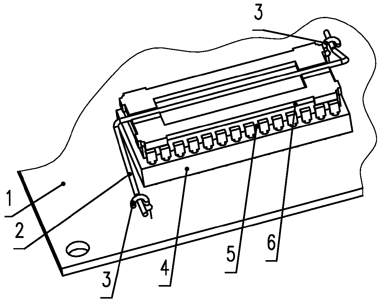 A chip fixing device