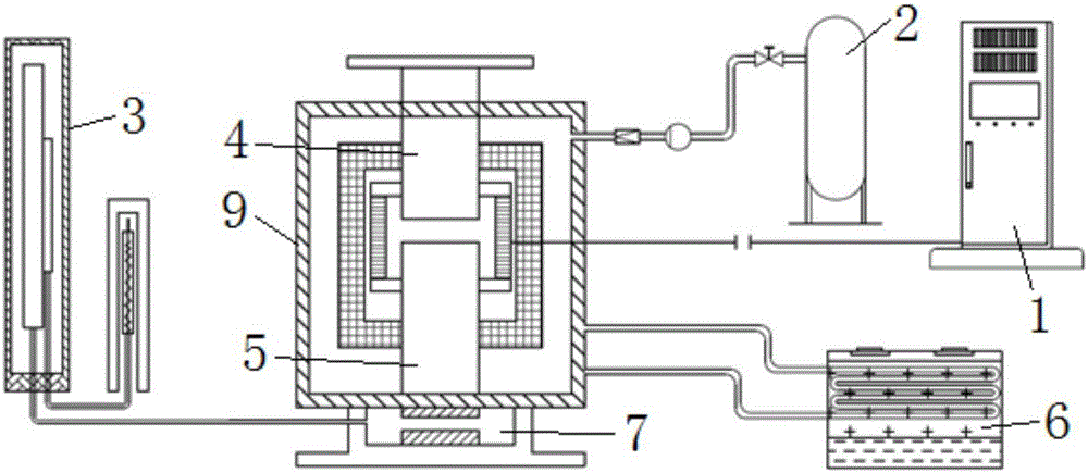 Medium-frequency unidirectional-vibration atmosphere sintering furnace