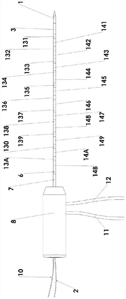 Multipole electroporation ablation needle and electroporation ablation equipment adopting multipole electroporation ablation needle