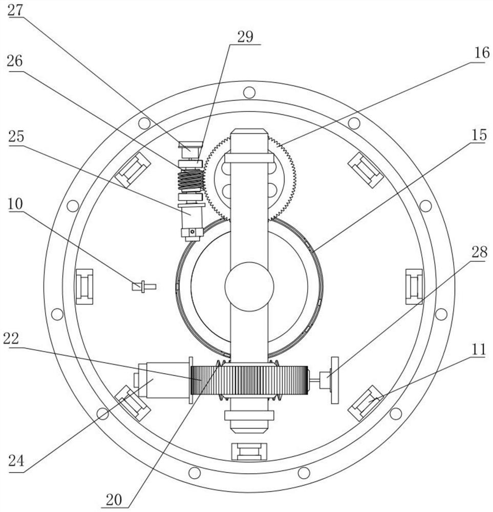 Deep sea azimuth propulsion device