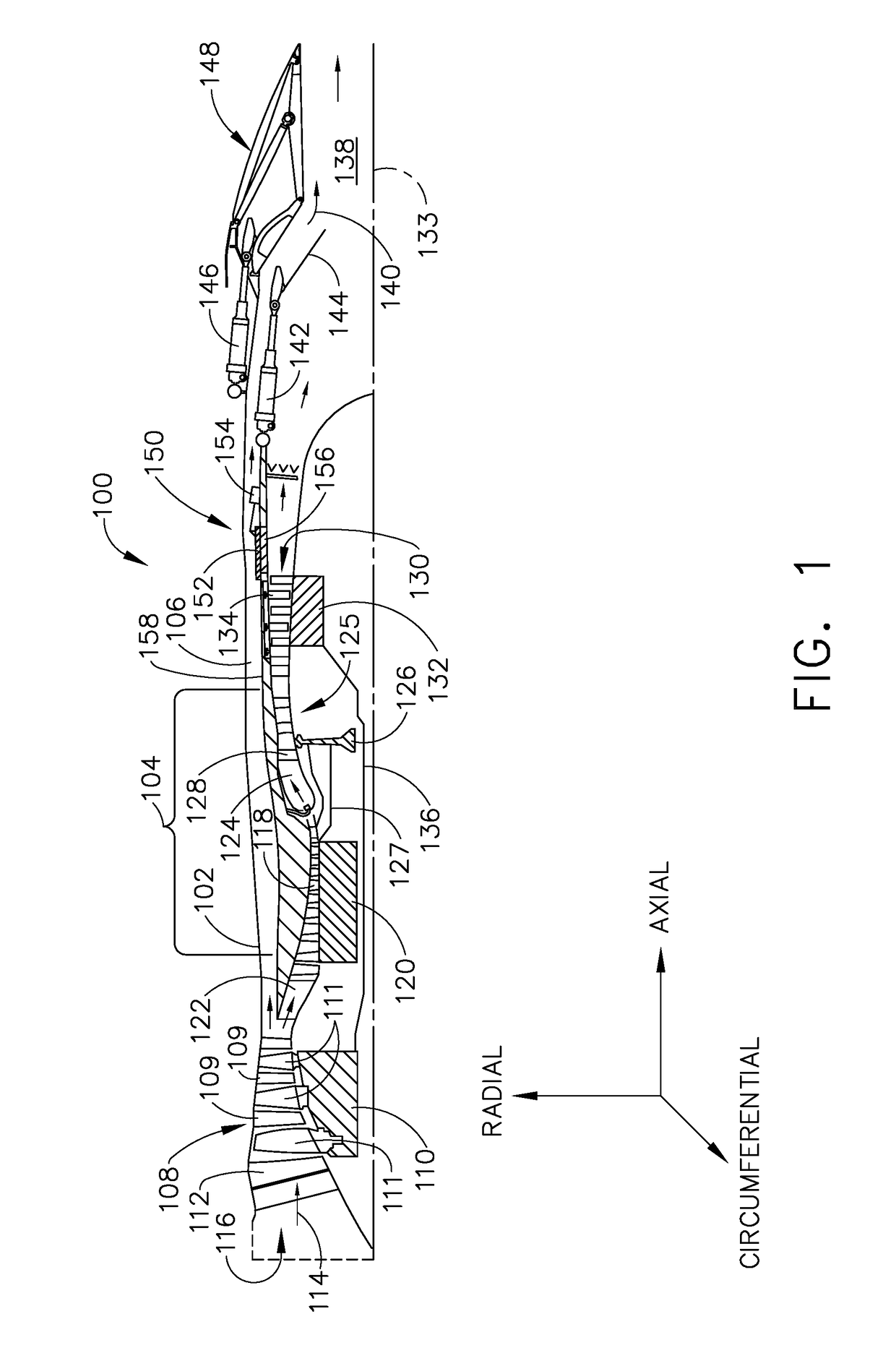 Method and system for leading edge auxiliary turbine vanes