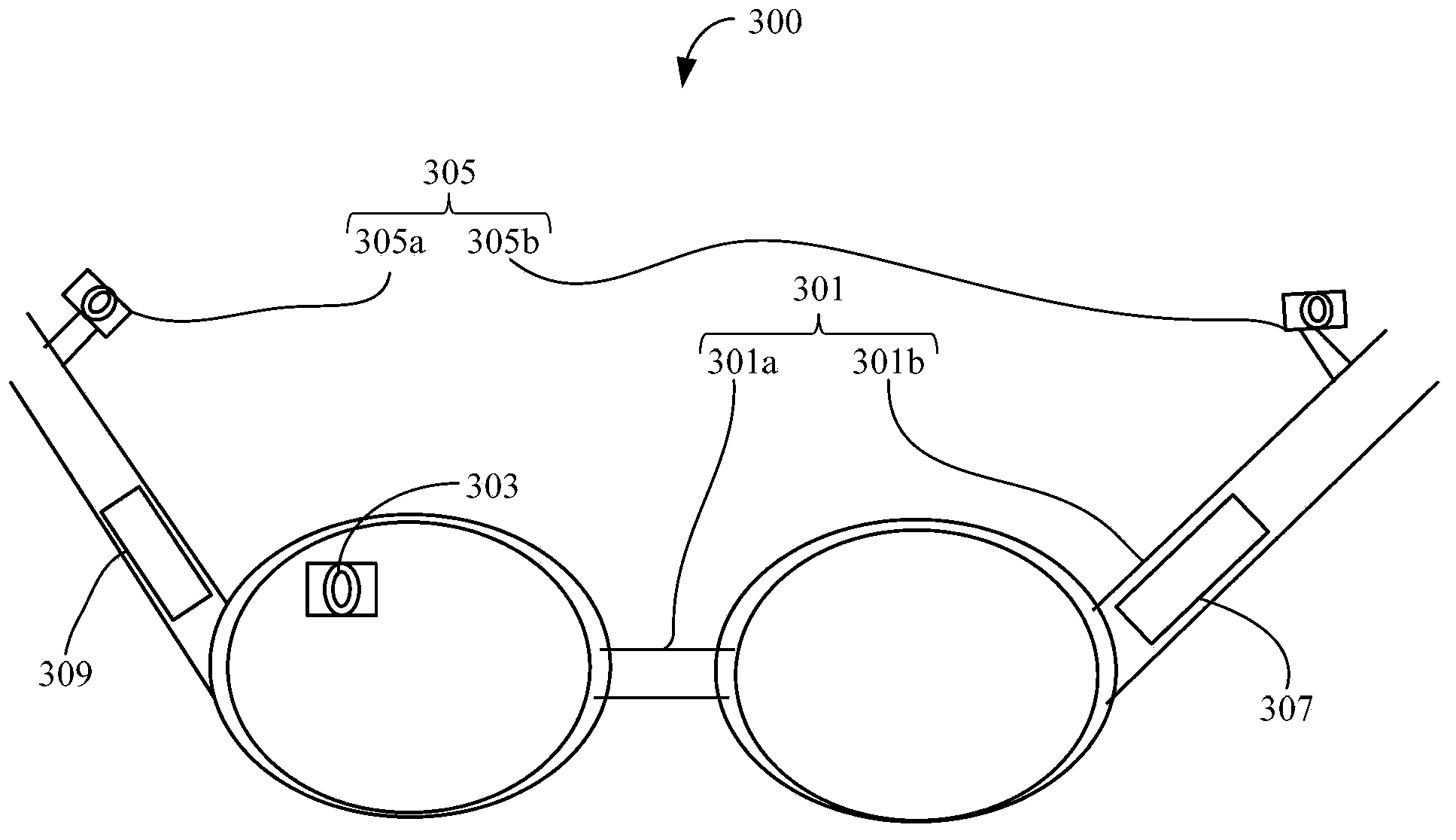 Glasses type communication apparatus, system and method