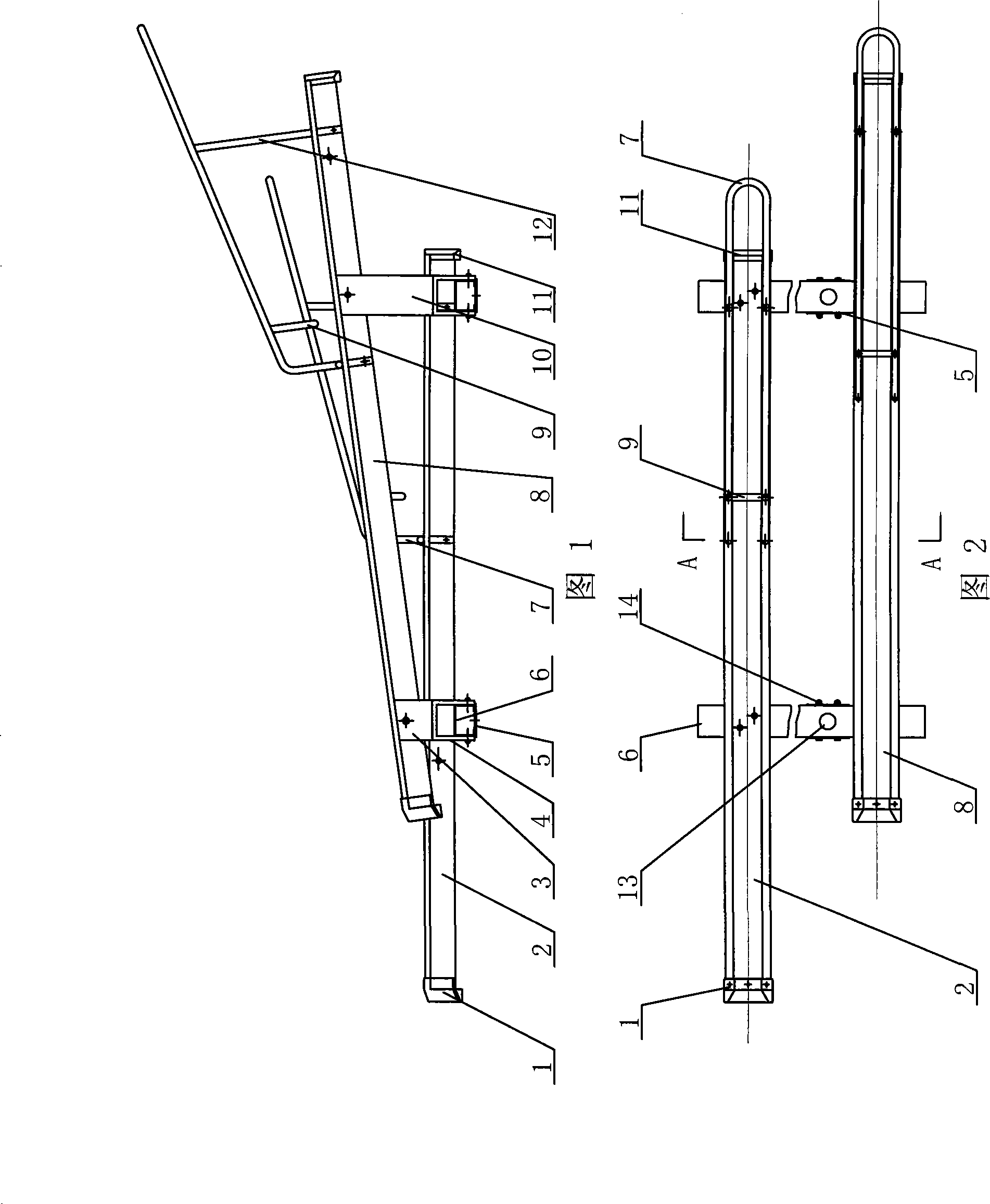 Dense type bicycle storing shelf