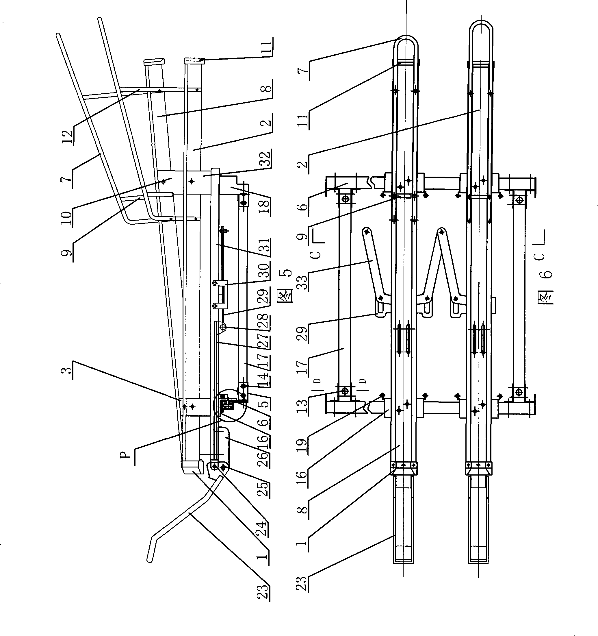 Dense type bicycle storing shelf