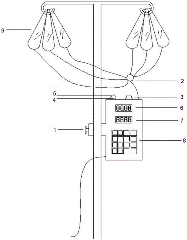 Novel infusion pressurizing and refrigerating side duct dosing device