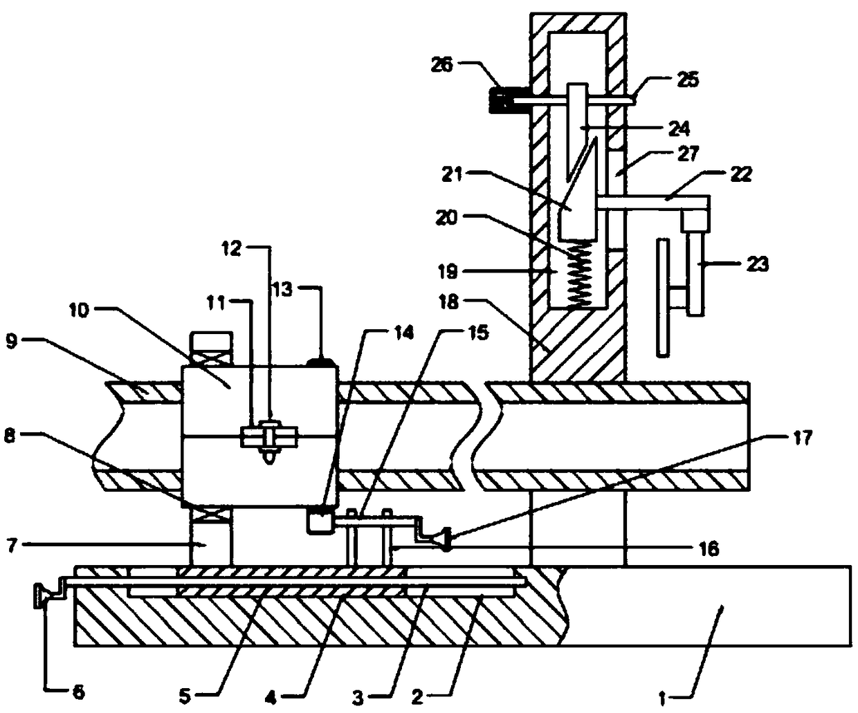 Pipe cutting equipment based on electromagnetic driving principle