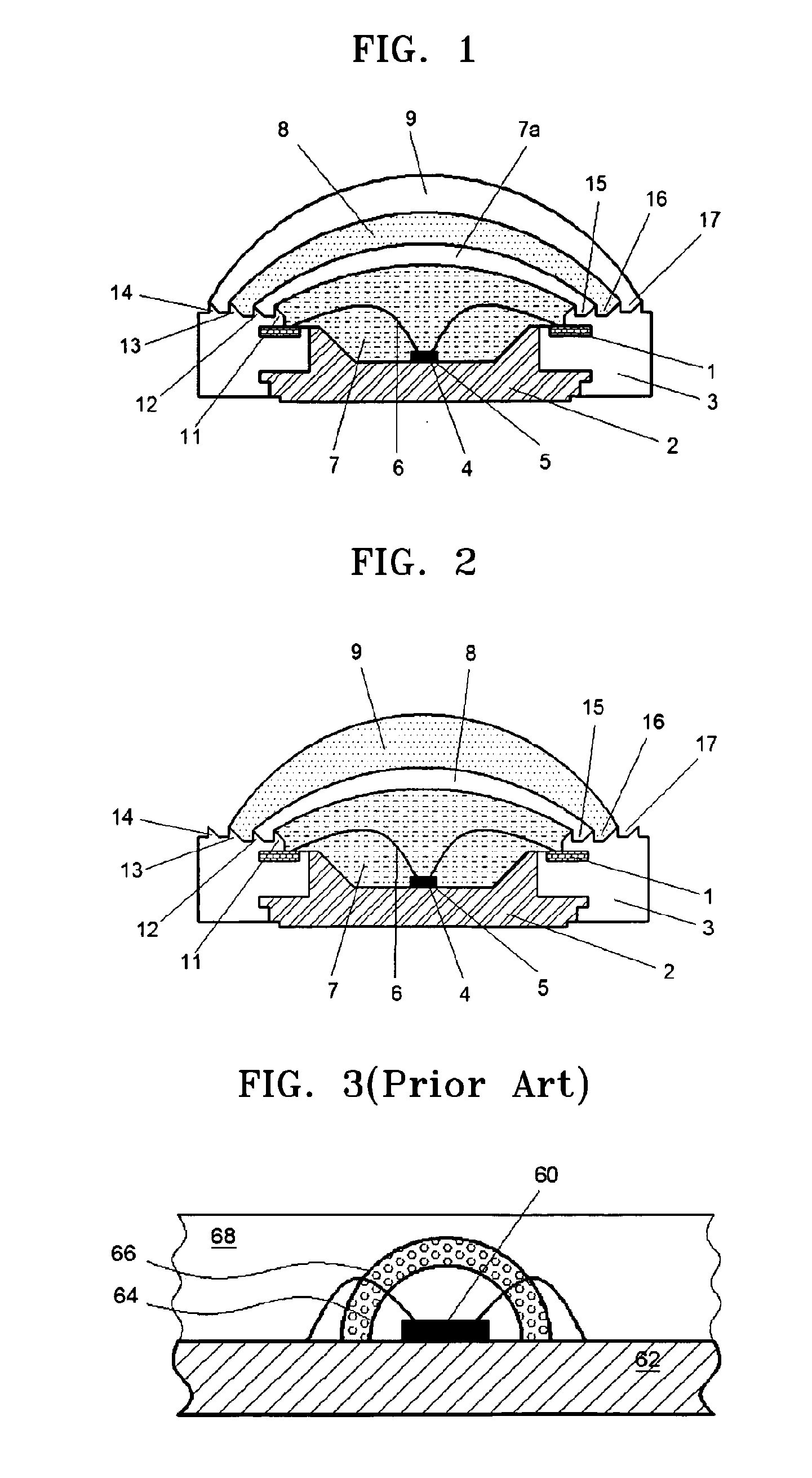 White light emitting diode package and method of making the same