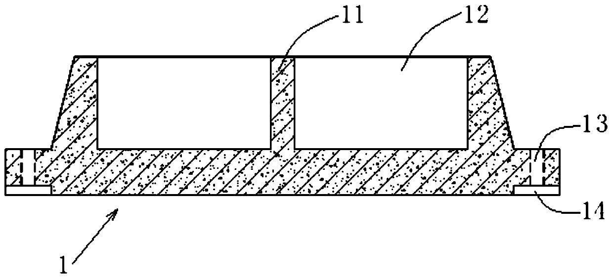An assembled monolithic concealed beam hollow two-way floor and its assembly method
