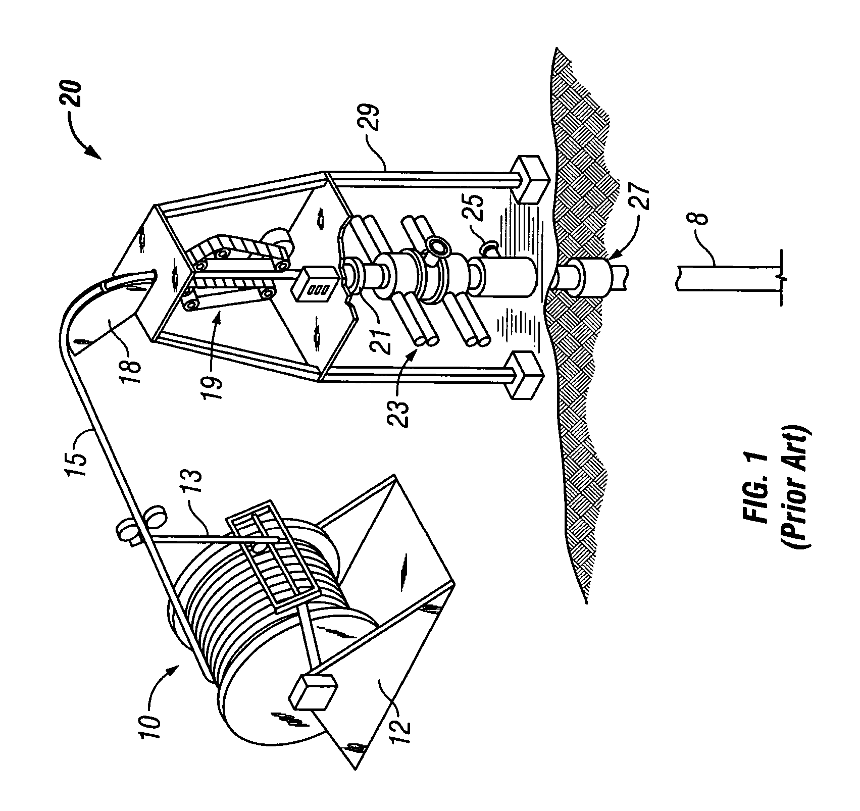 Method and apparatus for deploying a line in coiled tubing