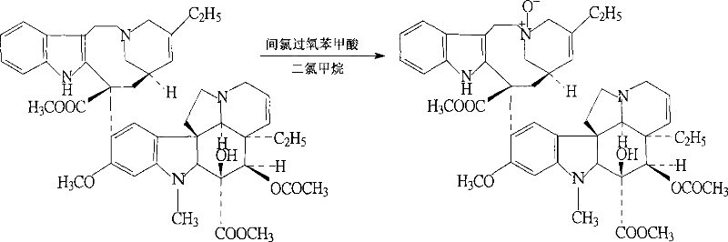 Synthesizing method of vinorelbine tartrate