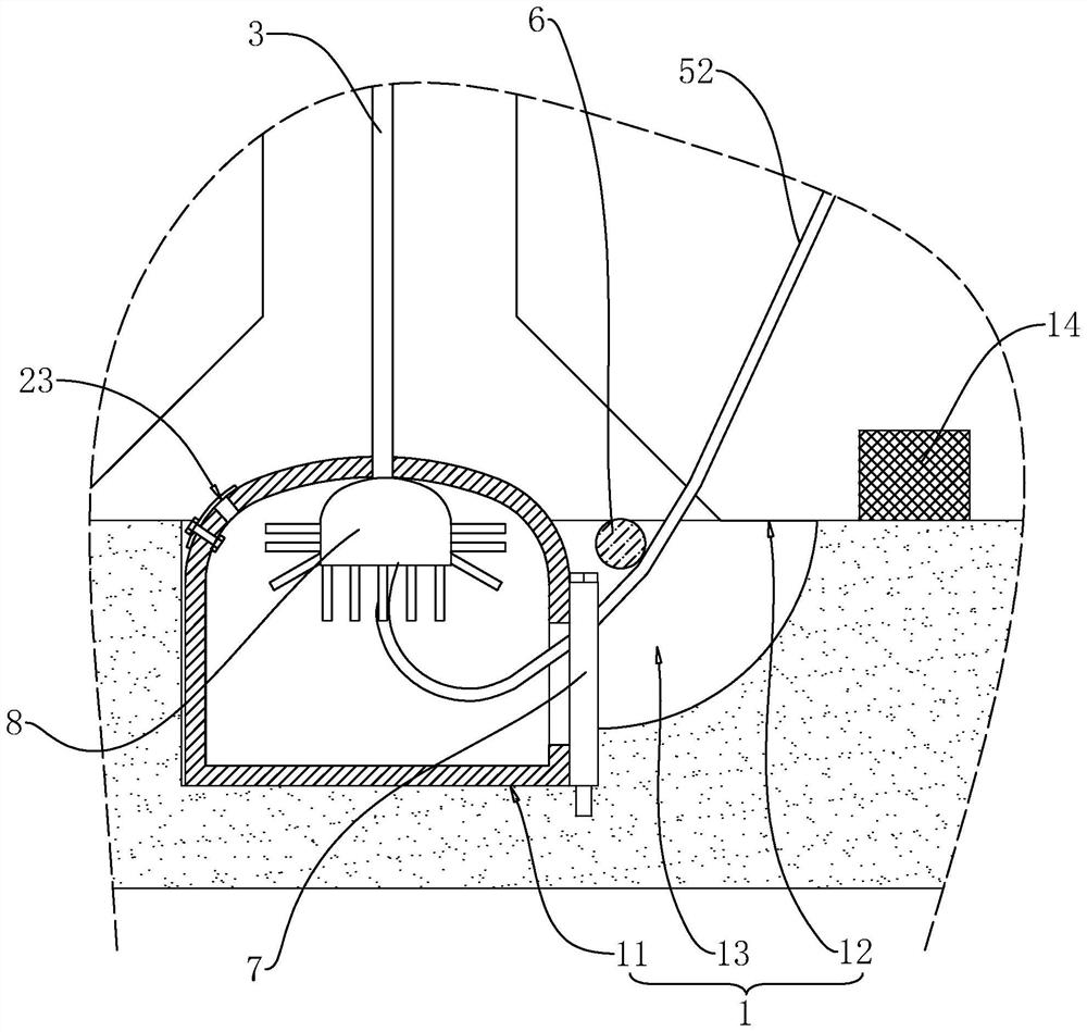 Water gate pump station anti-seepage structure