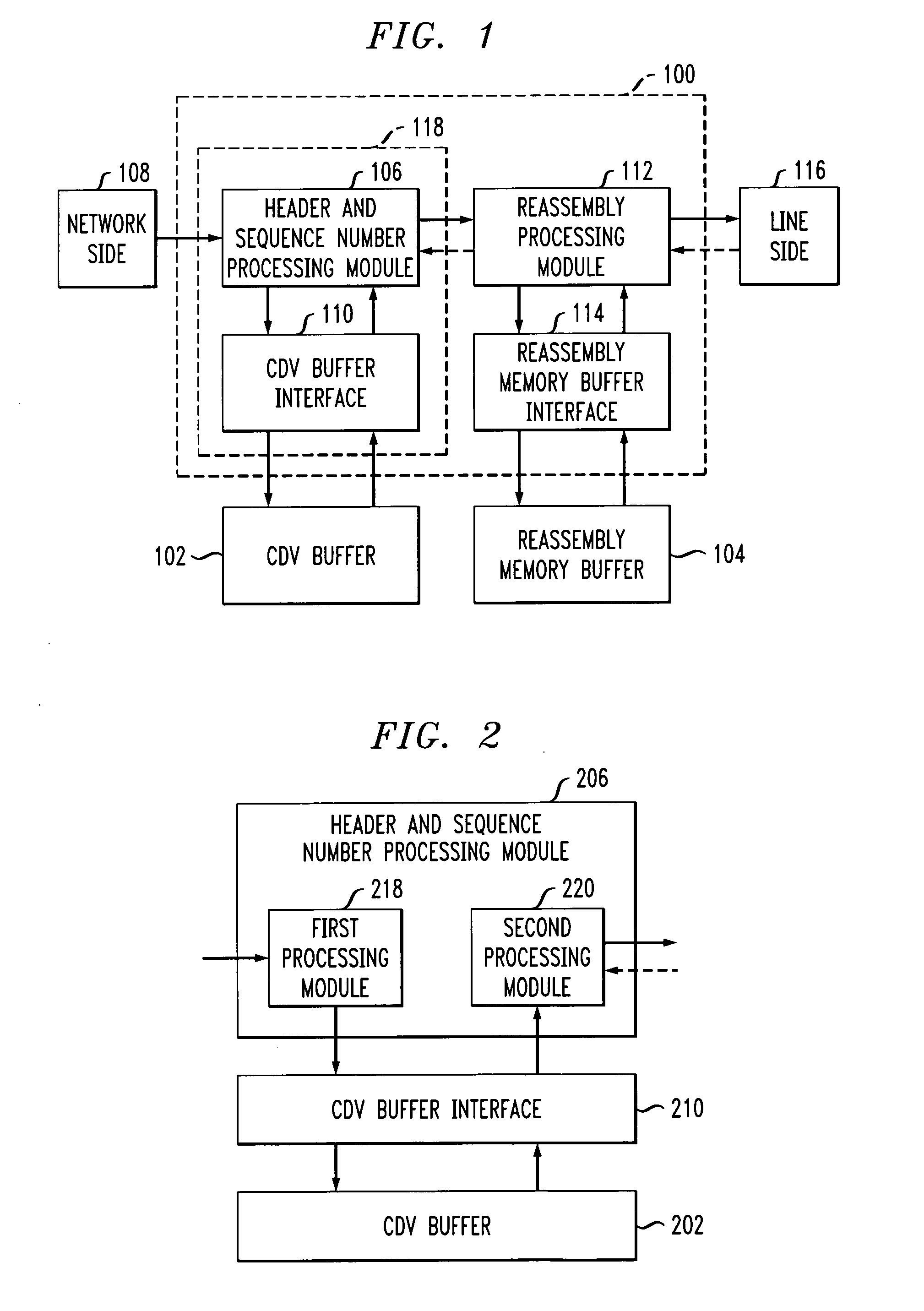 Apparatus and method for processing cells in a communications system