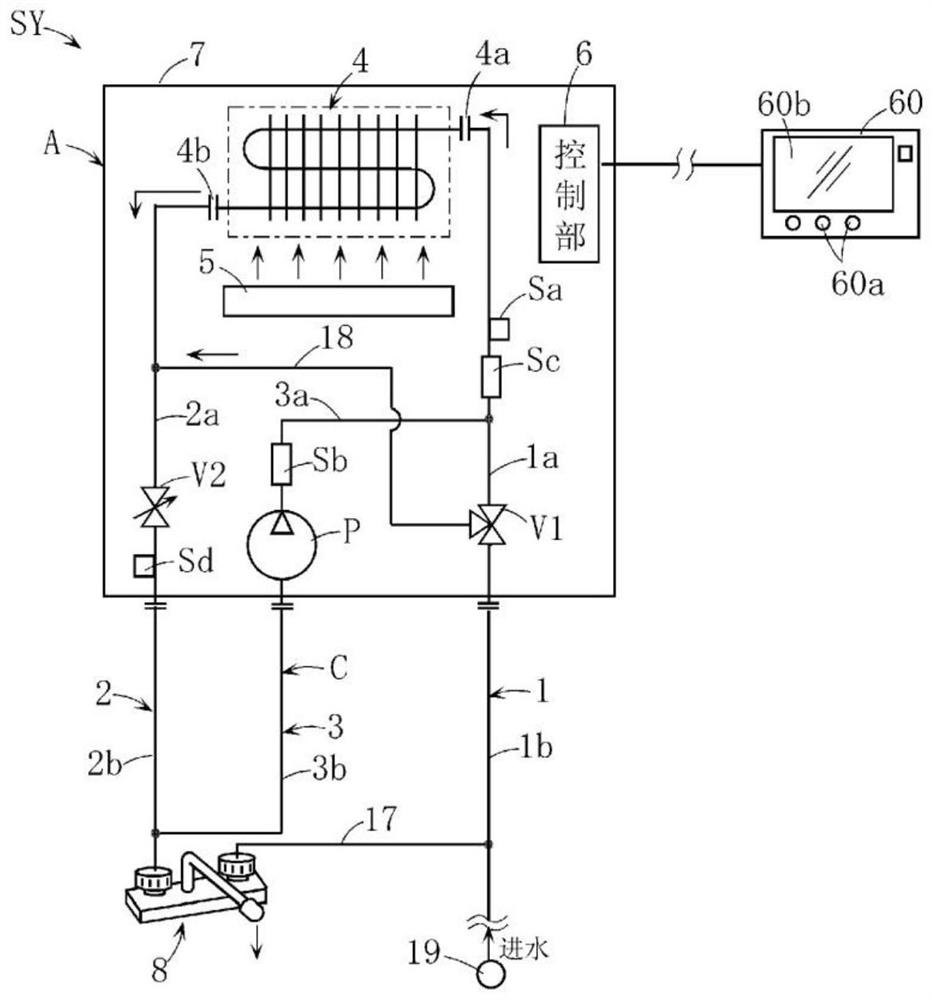 Hot water supply system