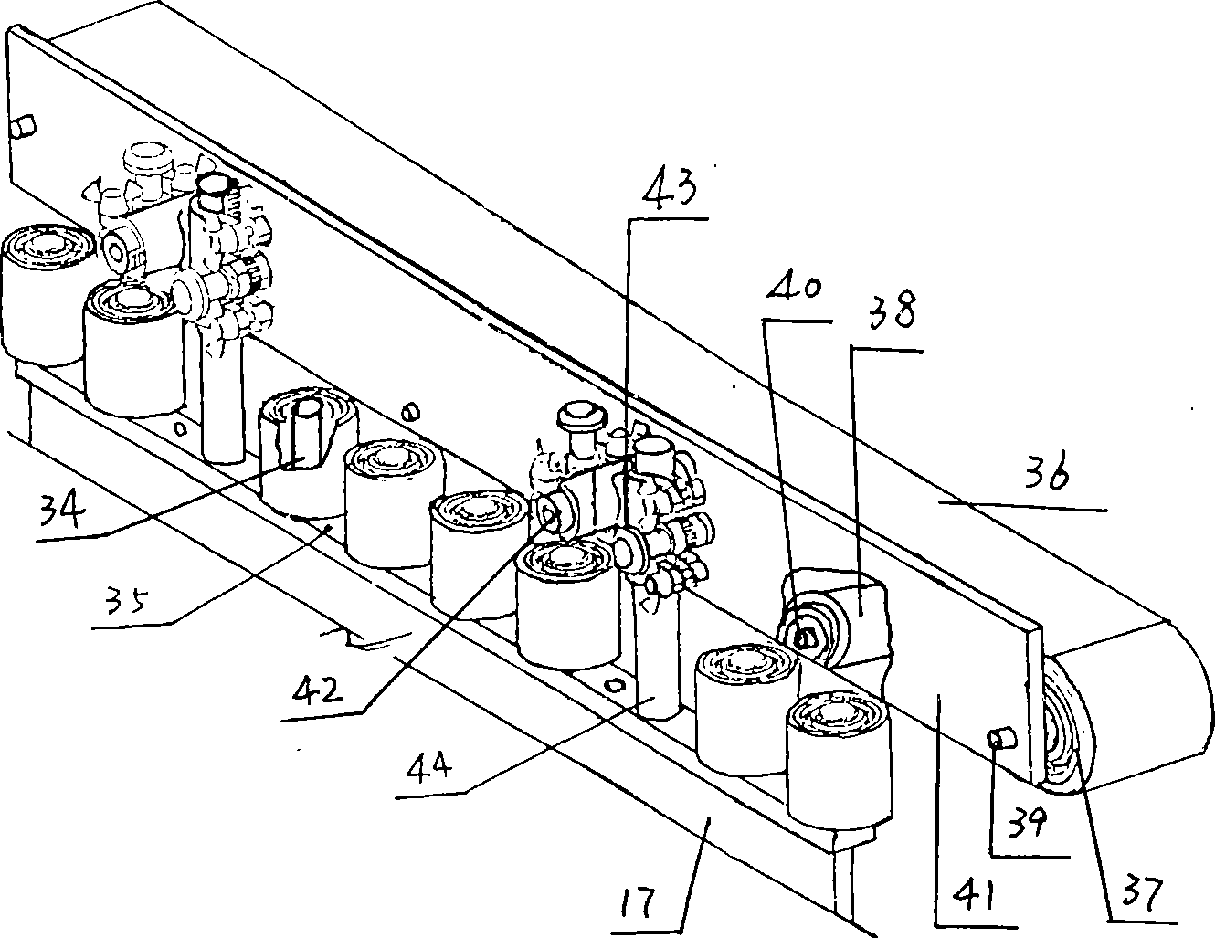Nailing machine of corrugated case
