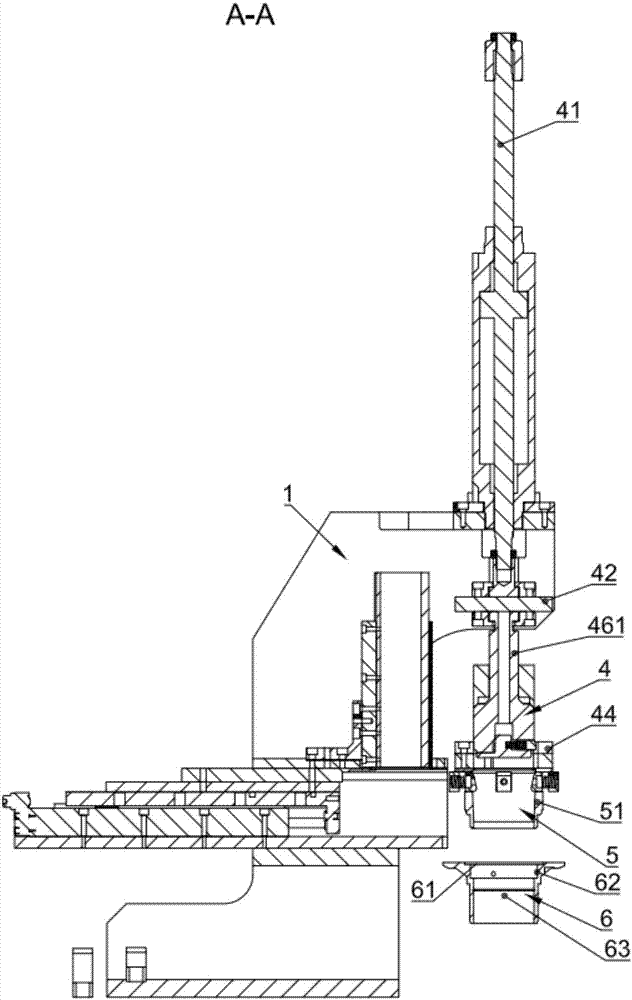 Automatic snap spring assembling device