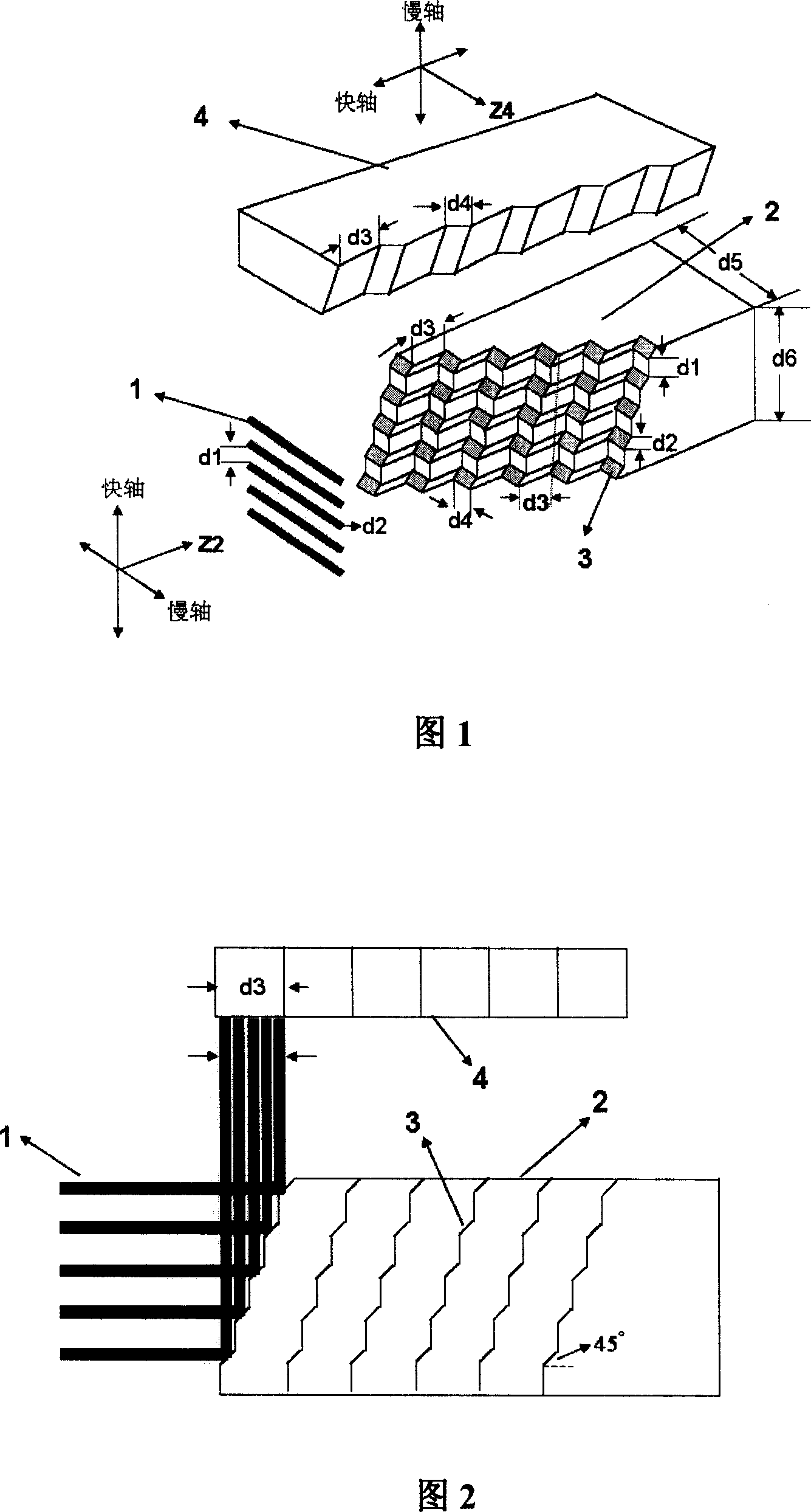 Device for implementing shaping high power caser diode pile light beam