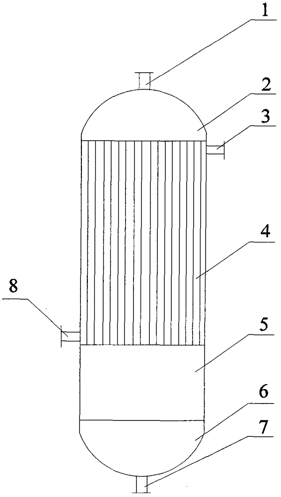 Reactor for exothermic reaction and application of reactor