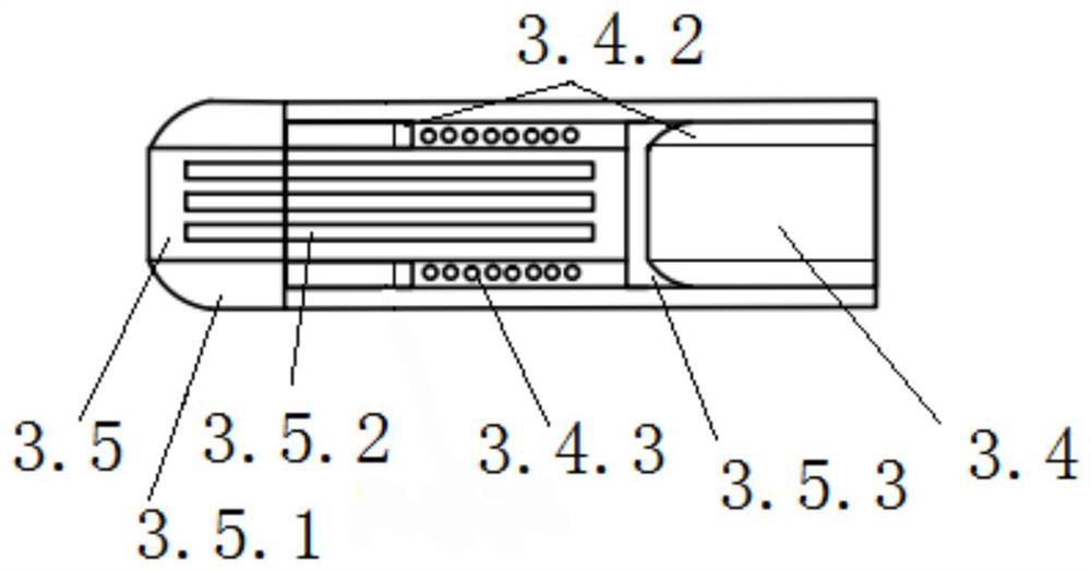 Wind power turbulent flow structure