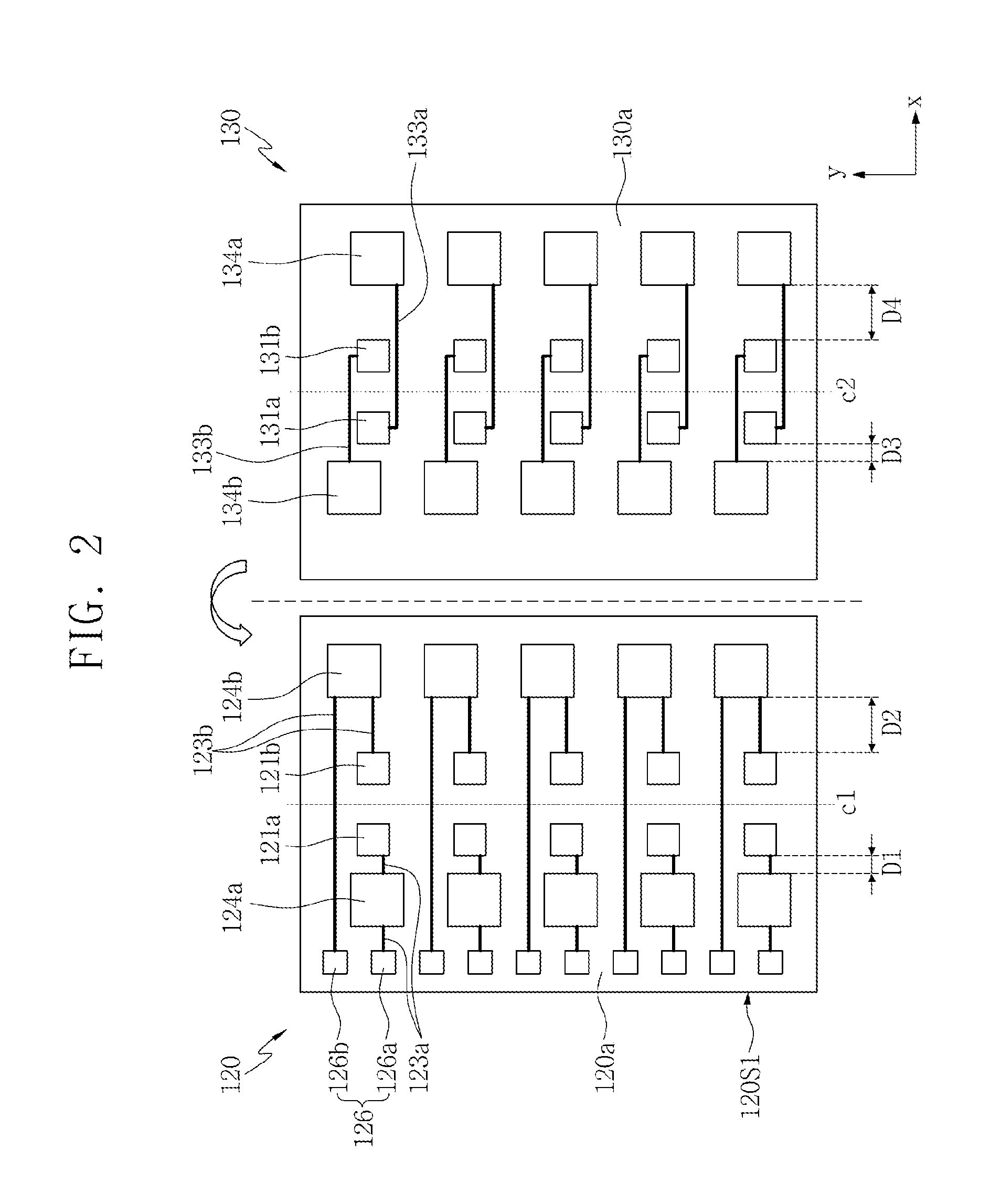 Semiconductor package having cascaded chip stack