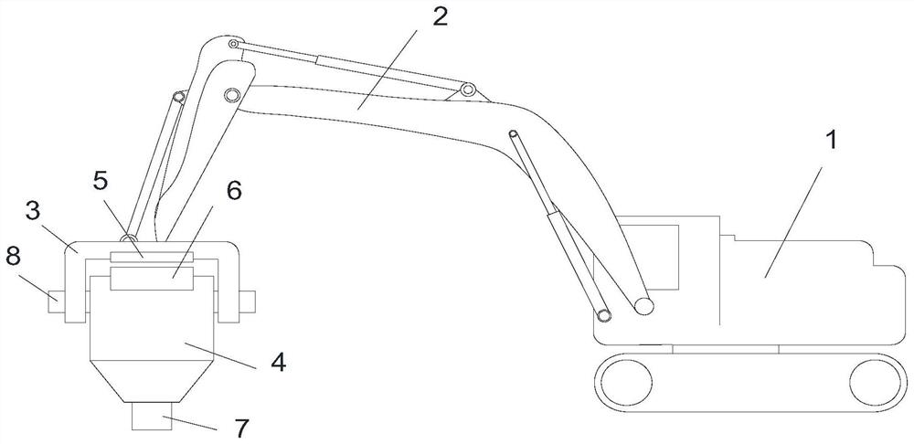 High-stability pile pressing device