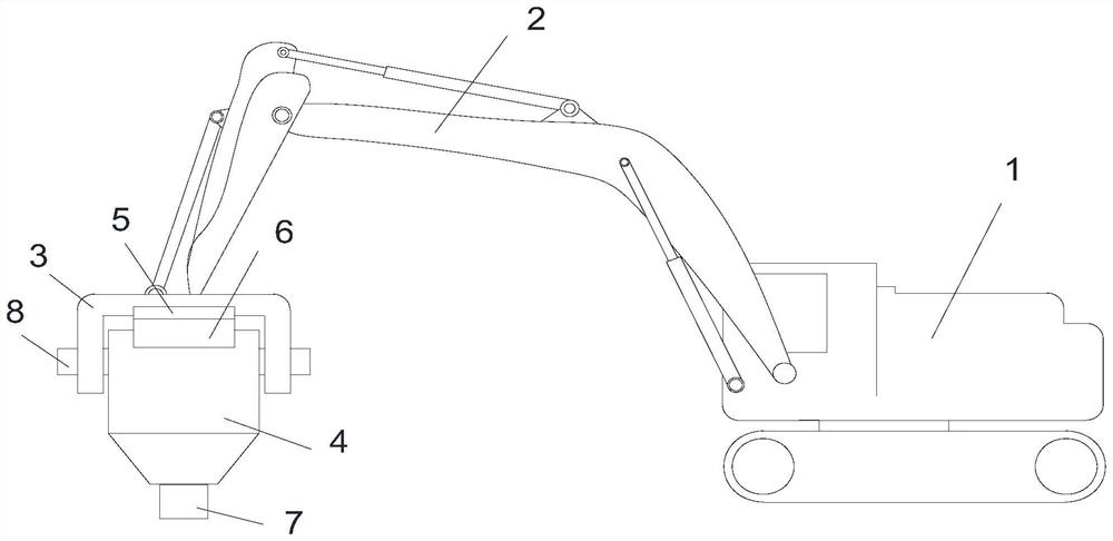 High-stability pile pressing device