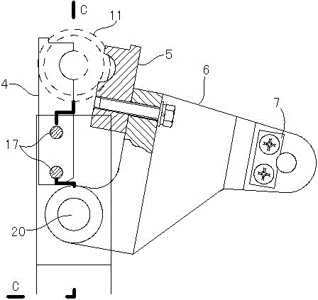 Top Roller Clamping Device