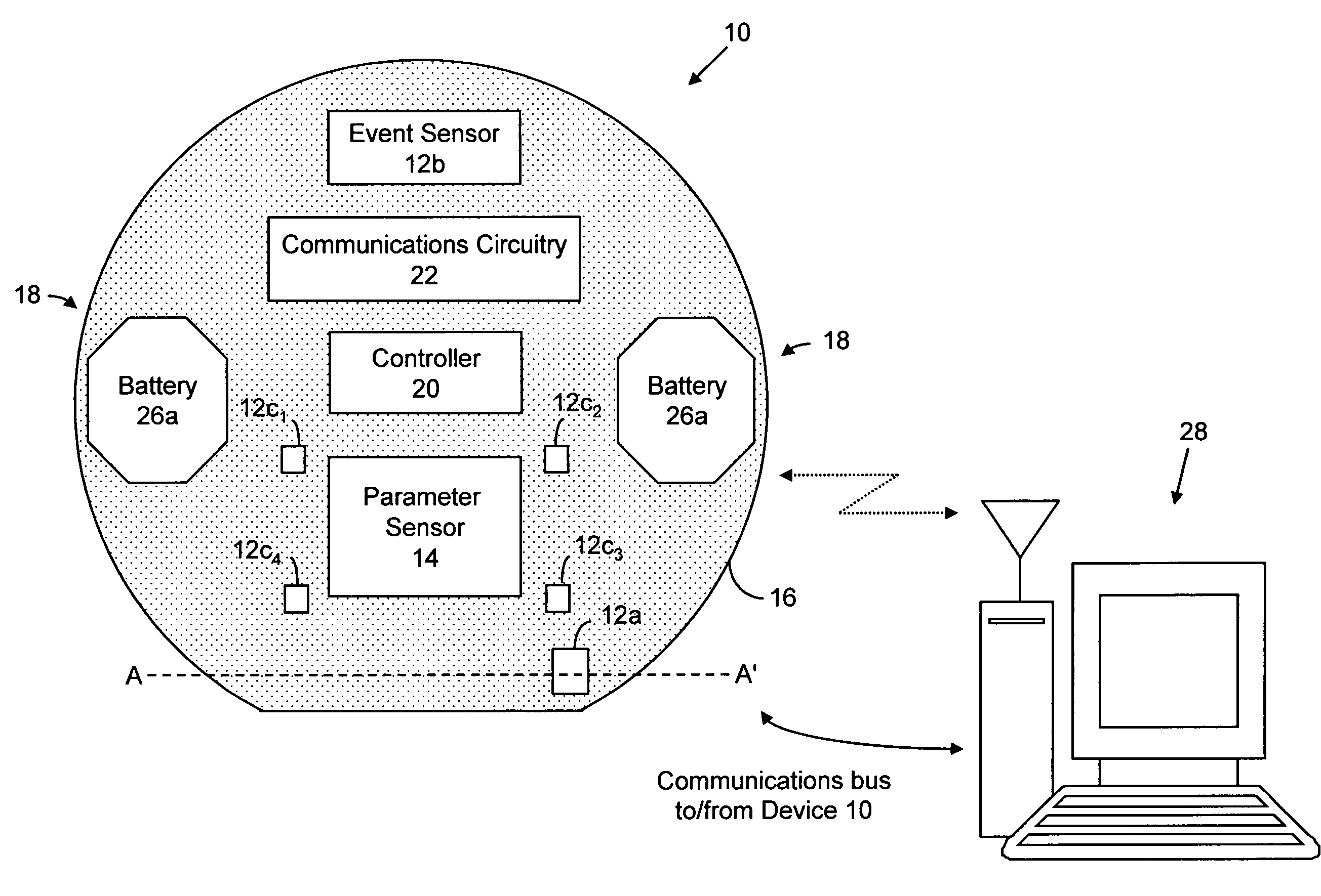 Method and apparatus for synchronizing data acquisition of a monitored IC fabrication process