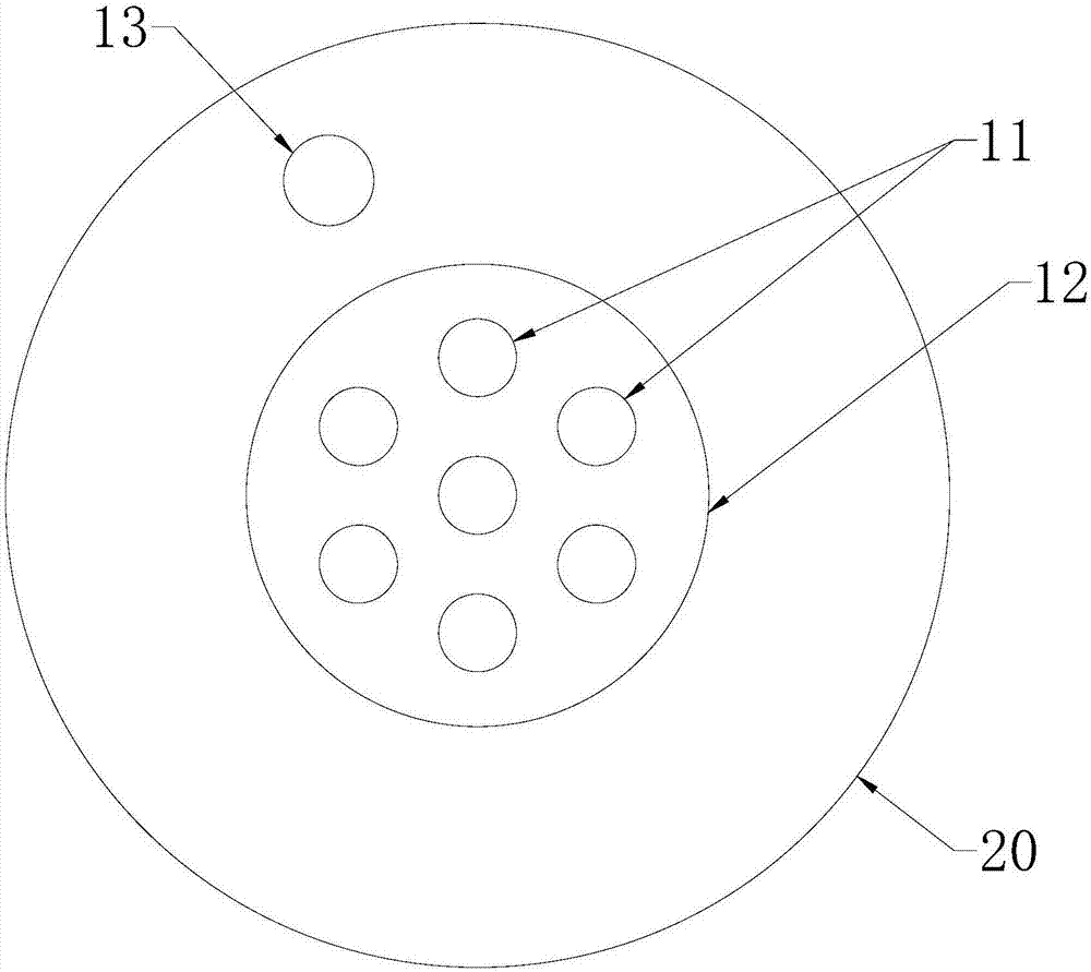 Gas transmission device for HVPE (hydride vapor phase epitaxy), reaction chamber and HVPE equipment