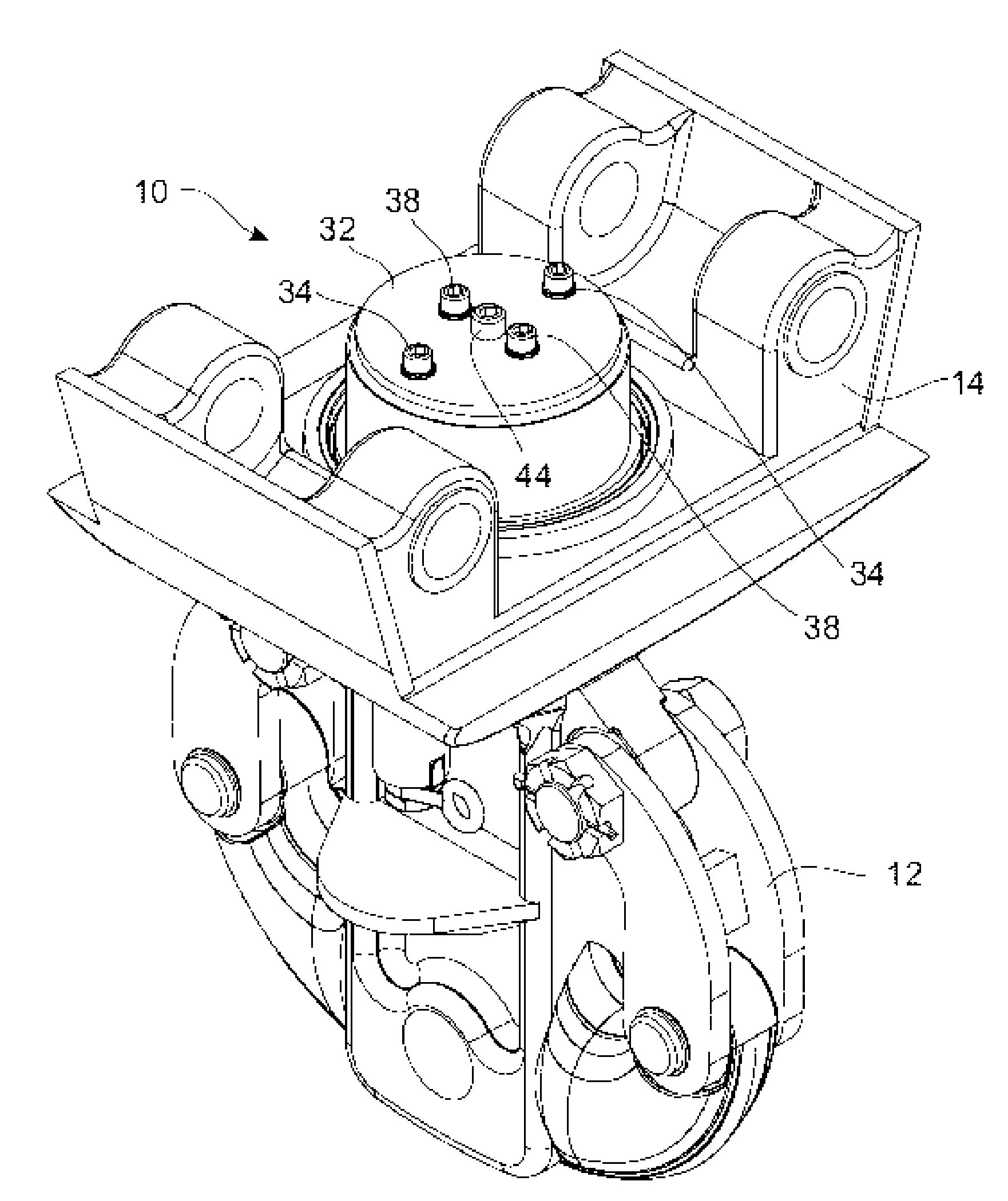 Retaining keeper assembly for a hoisting device