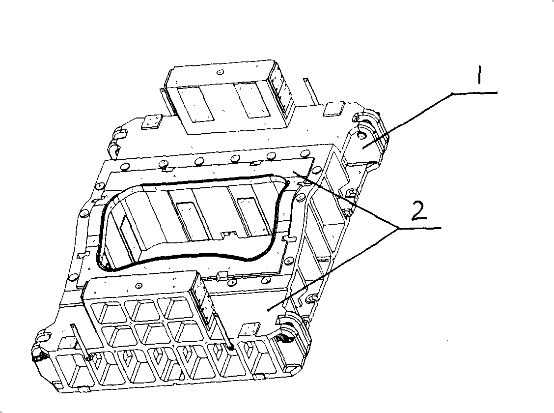 Method for detecting optical photograph of large mold casting blank