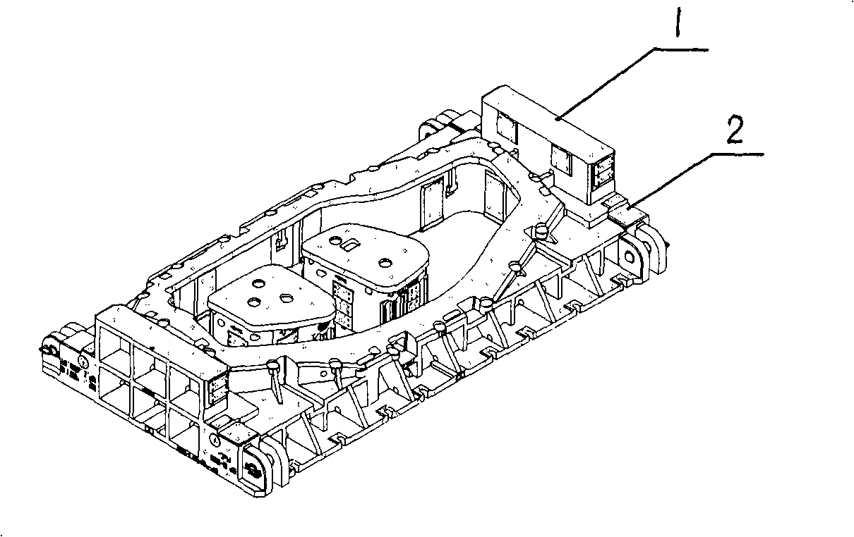 Method for detecting optical photograph of large mold casting blank