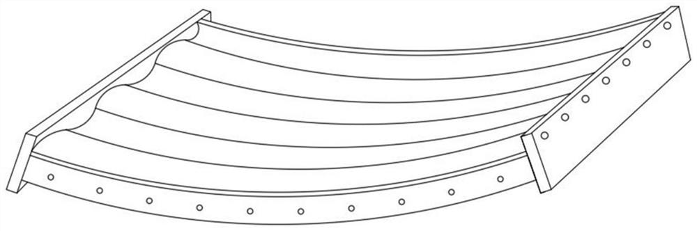 Corrugated flange structure for circumferential connection of corrugated steel pipes and manufacturing method of corrugated flange structure