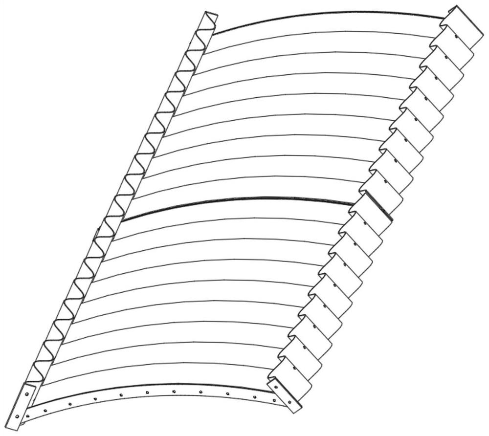 Corrugated flange structure for circumferential connection of corrugated steel pipes and manufacturing method of corrugated flange structure