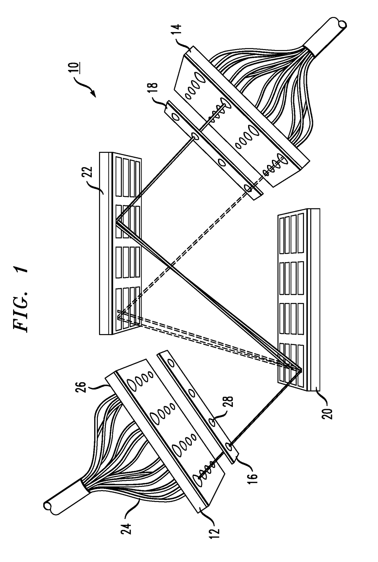 Monolithic Two-Dimensional Optical Fiber Array