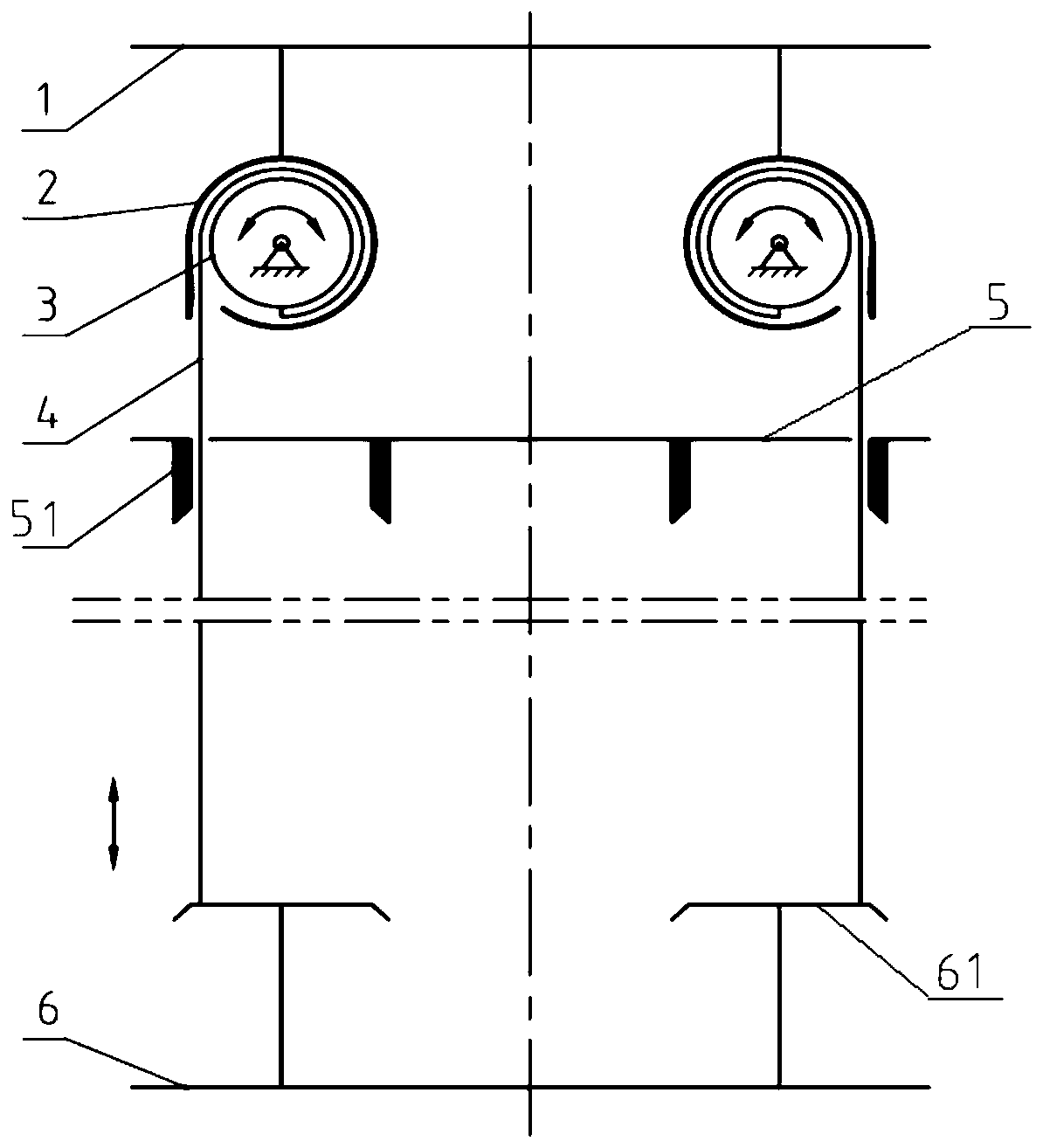 High-unfolding-folding-ratio unfolding mechanism suitable for space environment