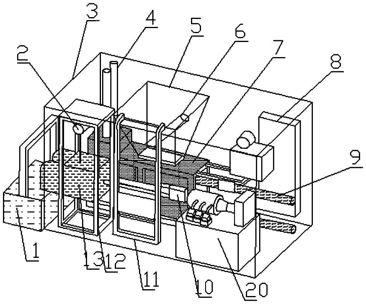 Garbage compressing and packaging integrated machine