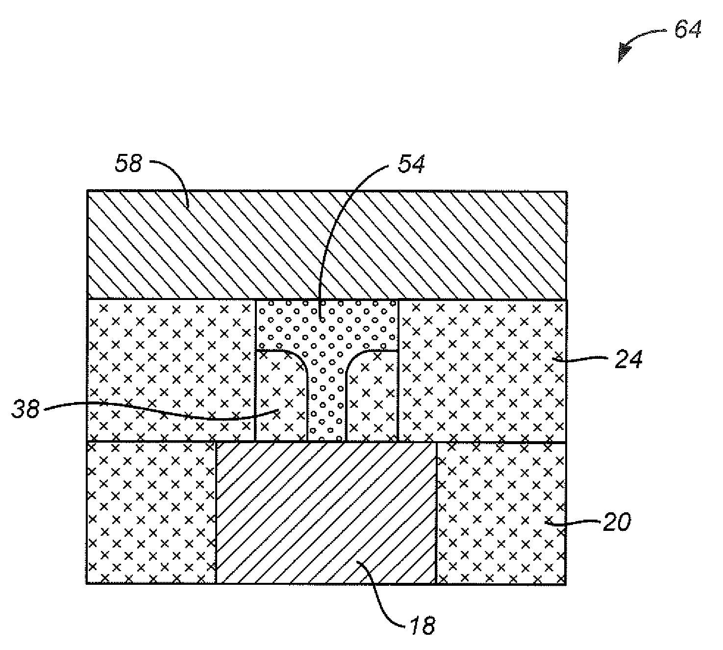 Method for Making a Keyhole Opening during the Manufacture of a Memory Cell