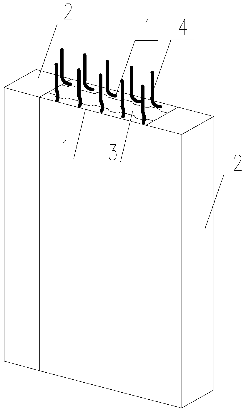 Self-compacting regenerated block concrete composite shear wall and construction method thereof