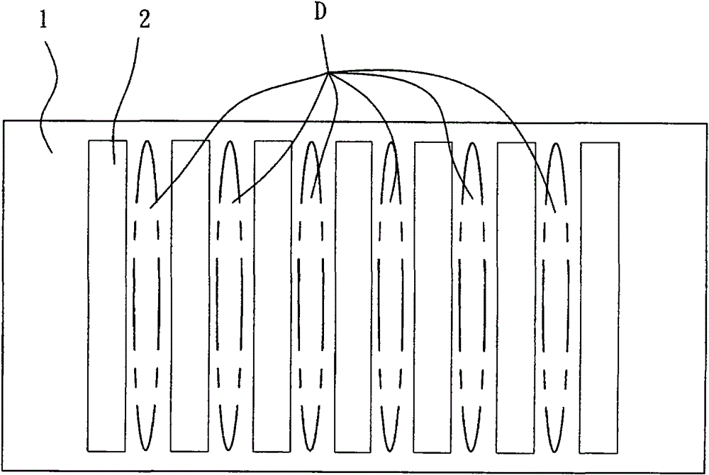 Structure for improving dark bands of backlight module and method thereof