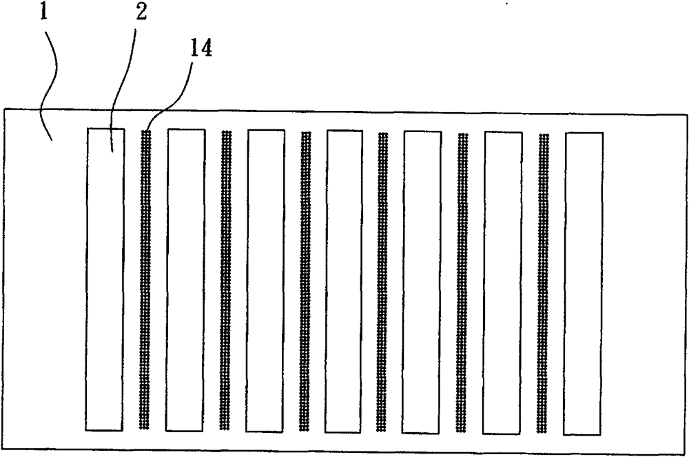 Structure for improving dark bands of backlight module and method thereof