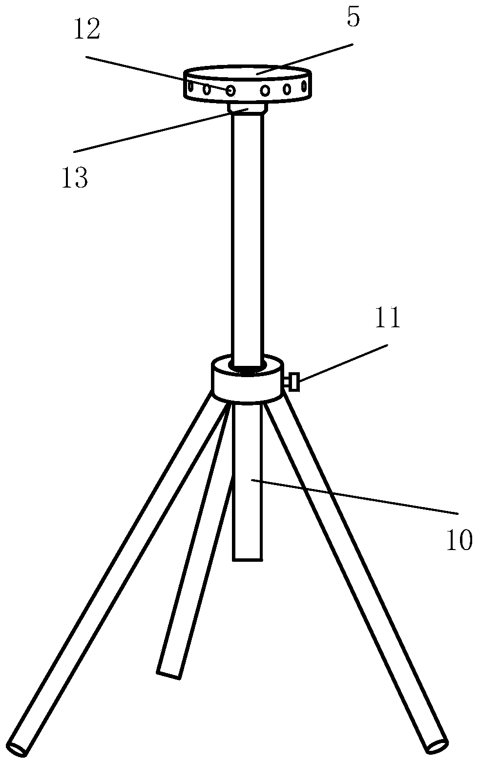 Automobile minimum turning diameter measuring system based on LD ranging and method