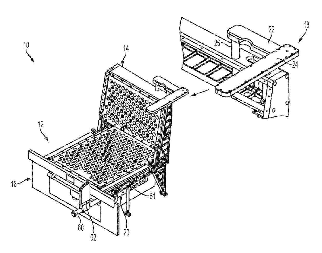 Passive occupant restraint for side-facing aircraft seats