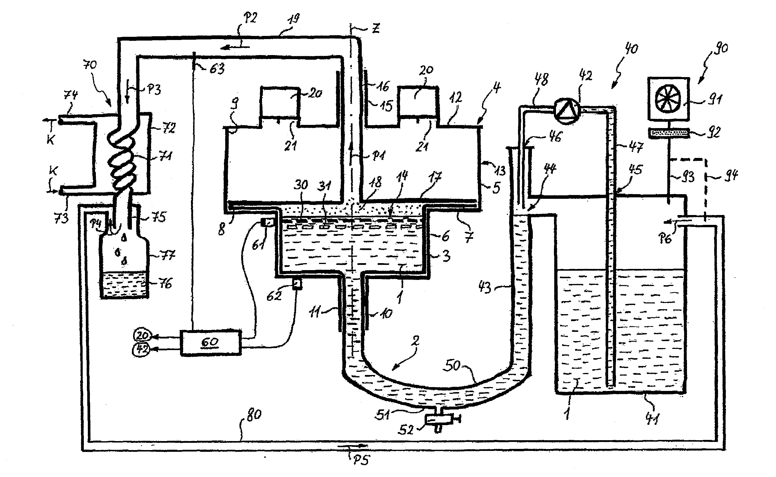 Microwave-based method and device for producing high-purity liquids