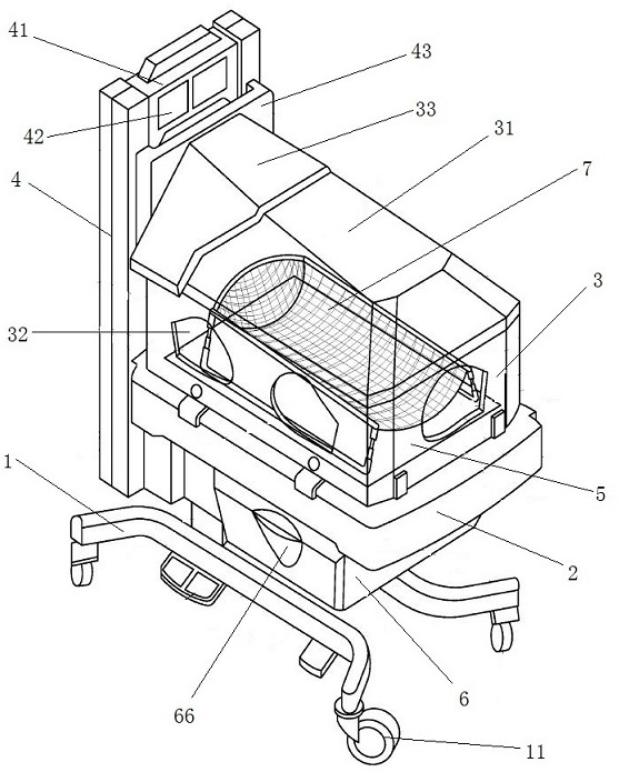 Multifunctional newborn incubator