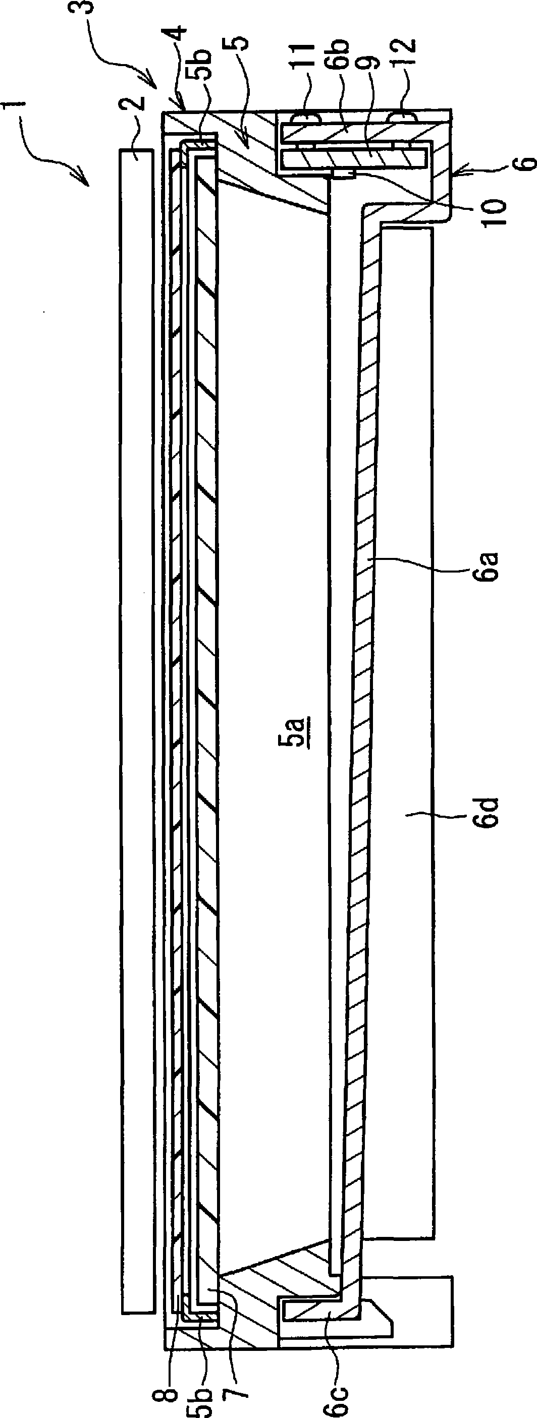 Backlight device and display device using same